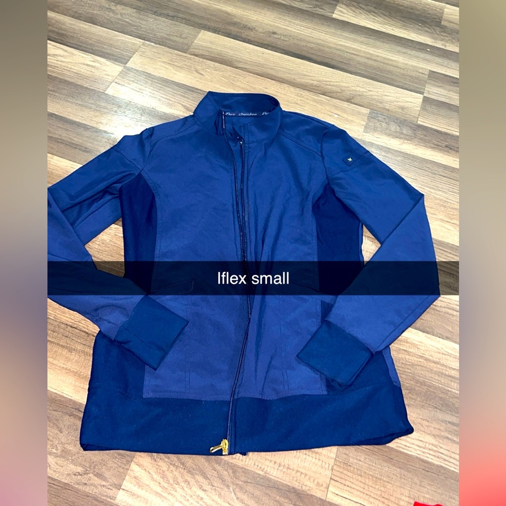 Women’s Ifkex Navy Blue Scrub Jacket Small